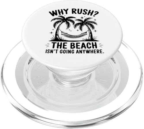 Warum eilen? Der Strand geht nirgendwohin. PopSockets PopGrip für MagSafe von CreaStyle-KT