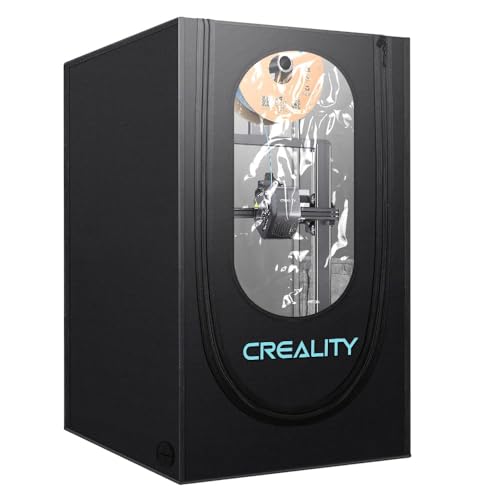 3D Druckergehäuse für Creality Ender 3/3 Max / 3 Max Neo / 3 S1 Pro / 3 V3 SE / 5 Pro/CR-10 SE / K1 / K1 Max, feuerfeste und staubdichte Zelt-Konstanttemperatur-Schutzhülle, 650x720x730 mm von Creality