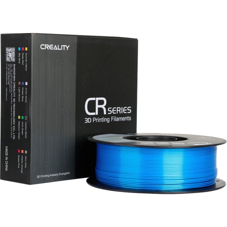 CR-Silk PLA Filament Blau, 3D-Kartusche von Creality