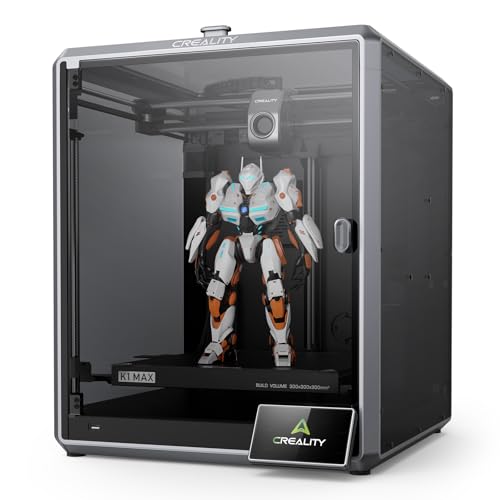 Creality 2024 Red Dot Awards K1 Max 3D Drucker, 600 mm/s Druckgeschwindigkeit,AI-Kamera, AI LiDAR, Automatische Freisprechnivellierung, 300 x 300 x 300 mm für Unternehmen, Büro, Heimwerken, Bildung von Creality