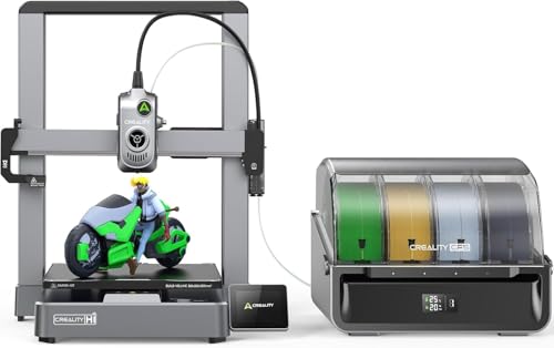 Creality Hi Combo 3D-Drucker(Amazon-Version) mit 16-Farben CFS, FOC Servo, 500mm/s & 12.000mm/s², Bauraum, 1000W Heizbett & RFID-Scanner, Automatische Stützentfernung & PA-Kalibrierung, 260×260×300mm Creality Hi Combo 3D-Drucker(Amazon-Version) mit 16-Farben CFS, FOC Servo, 500mm/s & 12.000mm/s², Bauraum, 1000W Heizbett & RFID-Scanner, Automatische Stützentfernung & PA-Kalibrierung, 260×260×300mm von Creality