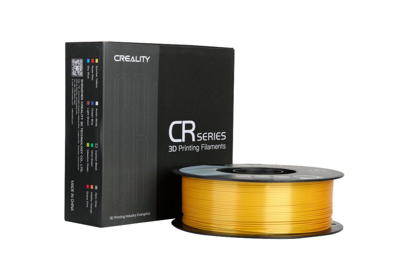 Creality 3D-Drucker Creality CR-Silk PLA Filament Gold, 3D-Filament Creality 3D-Drucker Creality CR-Silk PLA Filament Gold, 3D-Filament von Creality