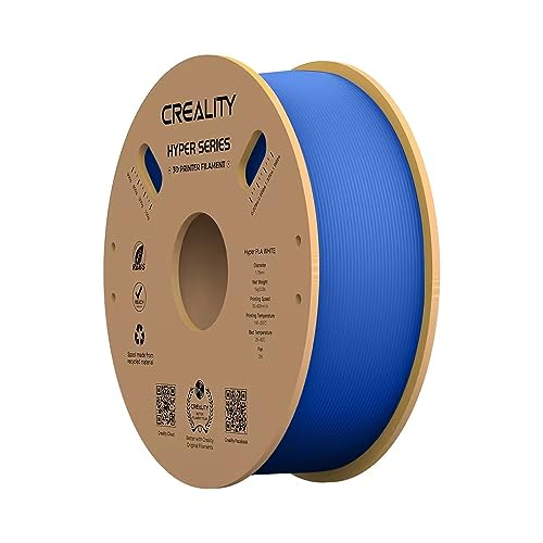 Creality 3D Drucker Filament, 1KG Hyper PLA Filament für Schnellen 3D Druck, 1,75 mm Ender PLA Filament ohne Verheddern, Starke Haftung & Überhang Leistung, Genauigkeit +/- 0,03 mm von Creality