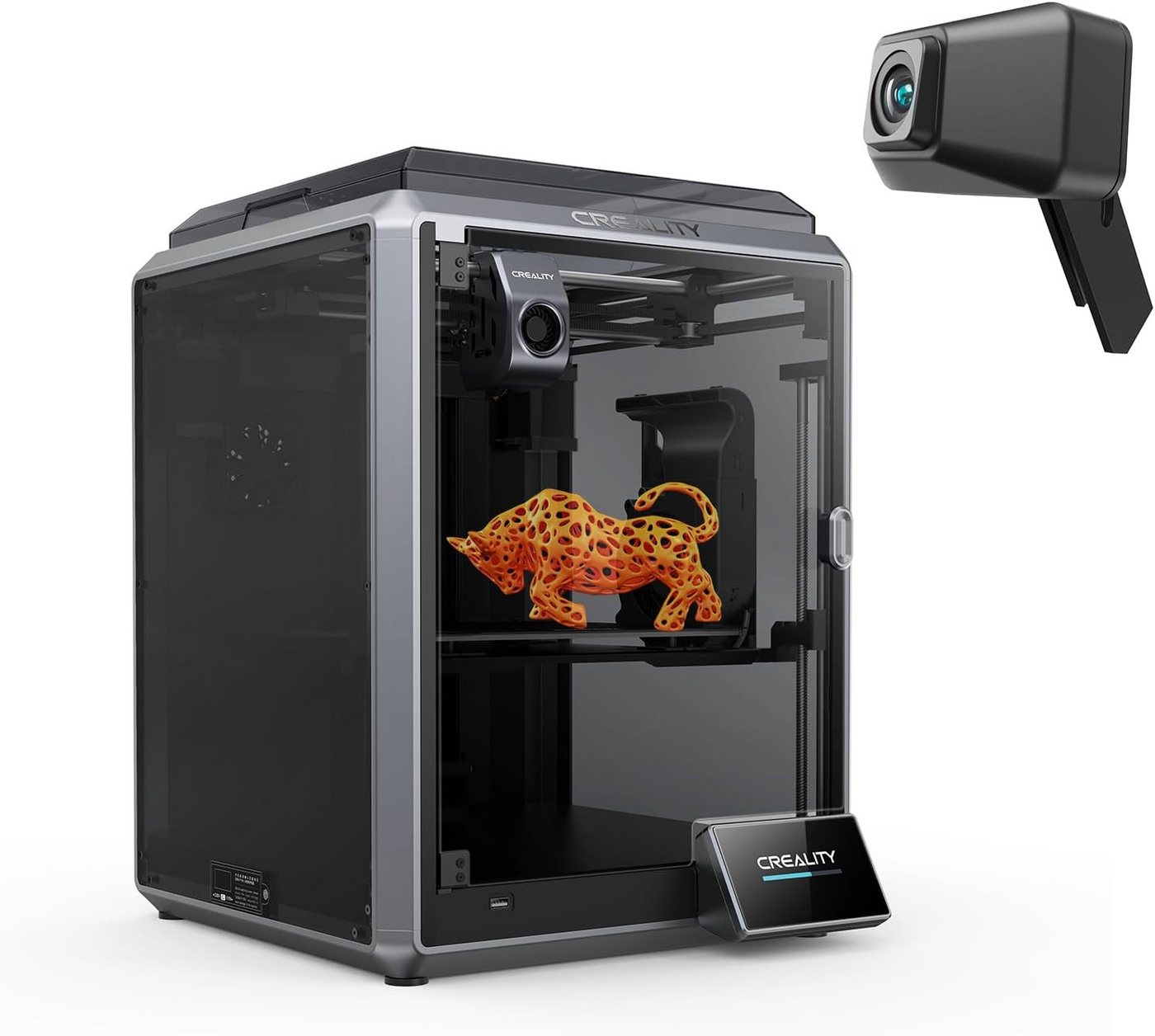 Creality 3D-Drucker K1 3D Printer, 32mm³/s Max Flow Hotend, 600mm/s Max Geschwindigkeit von Creality