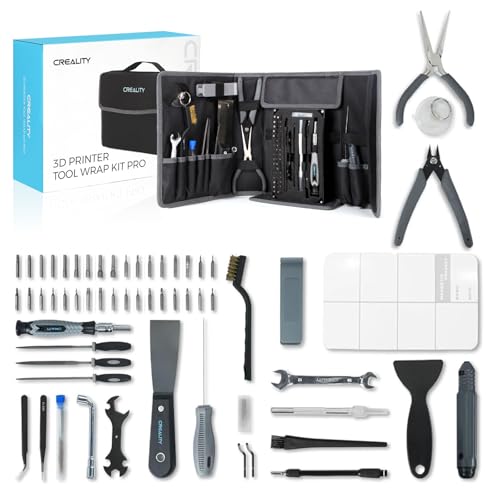 Creality 3D Drucker Tool Kit Pro Montage/Entfernen/Filament Schneiden Toolkit für Reinigung Finishing Druck, passend für Creality und alle FDM Drucker von Creality