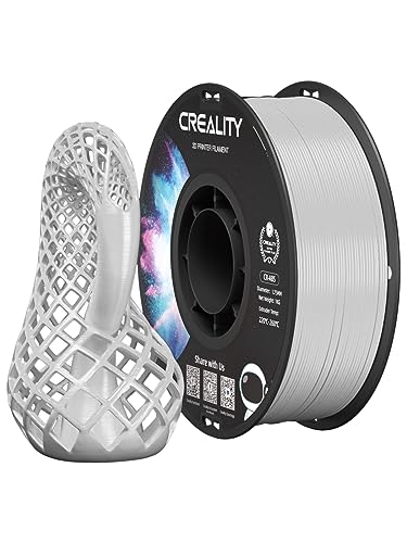 Creality ABS Filament 1.75 mm, CR ABS Filamenten mit Hohe Zähigkeit, Ungiftig, Verschleißfest, Kompatibel mit Allen Creality FDM-3D-Drucker, Weiß 1KG von Creality