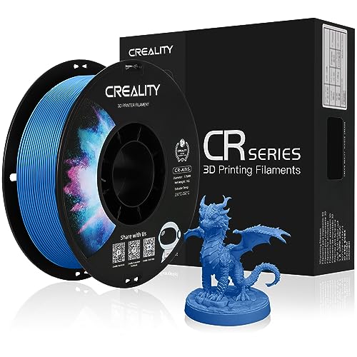 Creality ABS Filament 1.75 mm, Officiel 3D Druck Filament ABS, Sans Nœuds, Forte Liaison et Surplomb, Précision Dimensionnelle +/- 0,03 mm, Bobine de 2,2 lbs/Bobine (Blau) von Creality