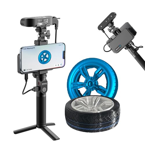 Creality CR-Scan Ferret Pro 3D-Scanner für 3D-Druck, 0,1 mm Genauigkeit, Drahtloses Scannen über WiFi 6, Anti-Shake Handheld Scanner, 24-Bit-Vollfarbscannen, Unterstützt Mac, iOS, Win und Android von Creality