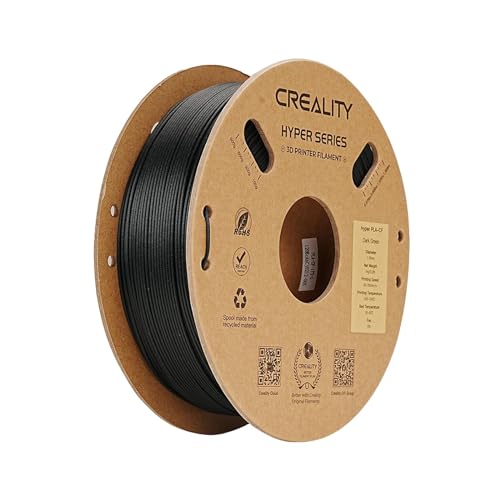 Creality Carbon Fiber Filament 1.75mm für K1C, 3D Drucker Filament für hohe Geschwindigkeit 50-300mm/s, 1kg(2.2lbs)/Spool Hyper PLA-CF Filament, Maßgenauigkeit ± 0.03 mm (Dunkelgrün) von Creality