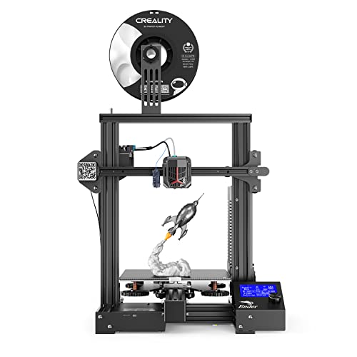 Creality Ender 3 Neo 3D Drucker, CR Touch Auto Nivellierung, Vollmetall Extruder, Carborundum Glasdruckplattform, DIY FDM 3D-Printer für Kinder Anfänger, Druckengröße 220x220x250mm von Creality