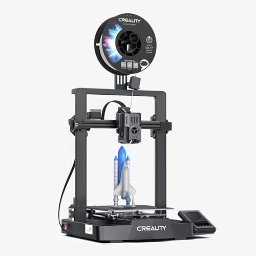 Creality Ender-3 V3 KE 3D Drucker, 500 mm/s schnellere Druckgeschwindigkeit, Sprite Direct Extruder, 3D-Printer mit CR Touch Auto-Nivellierung, Präzise X-Achsen Linearschiene, Druckgröße 220x220x240mm von Creality