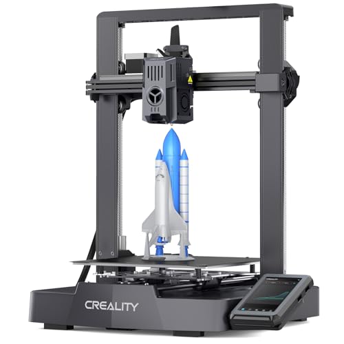 Creality Ender 3 V3 KE 3D Drucker, Ender 3D Printer für Anfänger, 500mm/s High Speed Auto-Nivellierung Direct Extruder Open Source 3D-druckmaschinen, Druckgröße 220x220x240mm von Creality