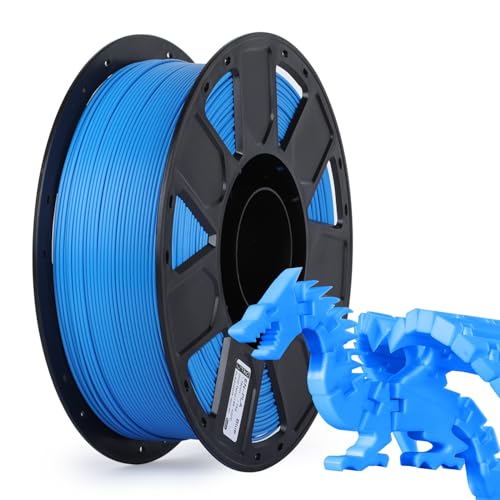 Creality Ender PLA Filament für 3D-Drucker, 1,75mm 3D Druck Filament, 1kg Spule, Maßgenauigkeit +/- 0,02mm, passend für die meisten FDM 3D Drucker, Blau von Creality
