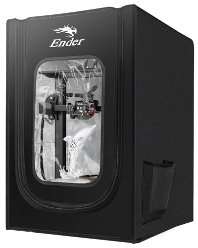 Creality Ender Plus 3D Drucker Gehäuse Feuerfeste und staubdichte Zelt Konstante Temperatur Schutzabdeckung Raum für Ender 3V2/Ender 3S1/Ender 3Max/Ender 5Pro/5S1/Ender6SE 3D Drucker 21.65*25.59*29.52 von Creality
