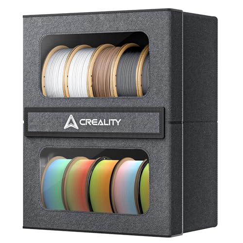 Creality Filament Aufbewahrungsbox, 2-stöckiges Lagerregal, Aufbewahrung von 10 Spulen mit 1 kg Filament, 3D Drucker Filament Aufbewahrungsbehälter für Filament/UV-Harz Creality Filament Aufbewahrungsbox, 2-stöckiges Lagerregal, Aufbewahrung von 10 Spulen mit 1 kg Filament, 3D Drucker Filament Aufbewahrungsbehälter für Filament/UV-Harz von Creality