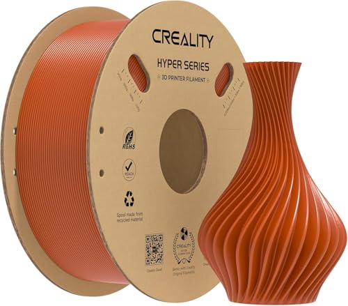 Creality Hyper PLA Filament 1,75mm 1kg, Hochgeschwindigkeits Filament (30-600mm/s), Kompatibel mit den meisten 3D-Drucker wie Creality K1C K1 Max,Braun von Creality