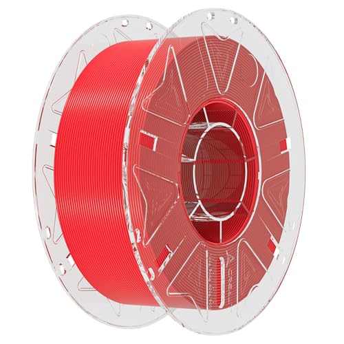 Creality Hyper PLA RFID Filament 1,75mm 1kg, Hochgeschwindigkeits Filament 1.75 PLA für 3D-Drucker (30-600mm/s), Kompatibel mit K2 Plus Combo & CFS (Creality Filamento System), Rot von Creality