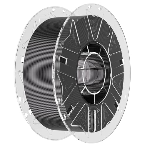 Creality Hyper PLA RFID Filament 1,75mm 1kg, Hochgeschwindigkeits Filament 1.75 PLA für 3D-Drucker (30-600mm/s), Kompatibel mit K2 Plus Combo & CFS (Creality Filament System), Schwarz von Creality