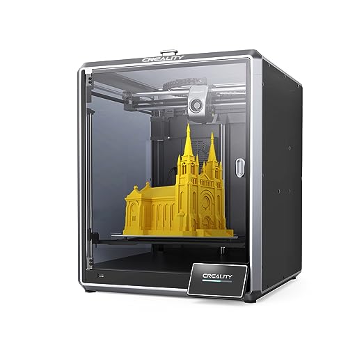 Creality K1 MAX 3D Drucker fortschrittlicher FDM Drucktechnik,600mm/s Druckgeschwindigkeit mit Doppel Lüfternkühlung,2000mm/s² Beschleunigungen,32mm³/s Flow Hotend,Z-Achse Position von Creality