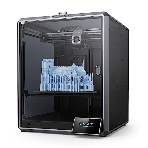 Creality K1 Max 3D Drucker, 3D Printer mit AI LiDAR AI Kamera, 300 x 300 x 300 Großes Bauvolumen, 600 mm/s Druckgeschwindigkeit, Duale, freihändige automatische Nivellierung, Duale Kühlung von Creality