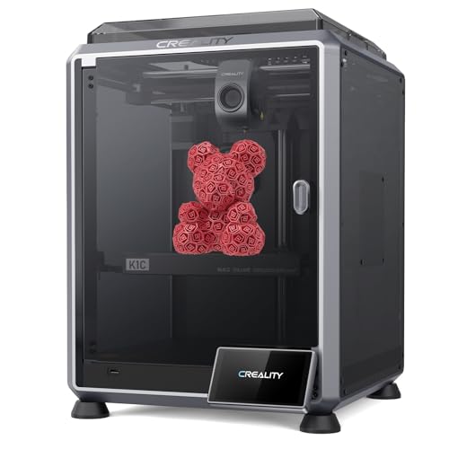 Creality K1C 3D Drucker, Ganzmetall Extruder, AI Kamera, 600 mm/s Druckgeschwindigkeit, 20.000 mm/s² Beschleunigung, freihändige automatische Nivellierung, 220 x 220 x 250 mm Creality K1C 3D Drucker, Ganzmetall Extruder, AI Kamera, 600 mm/s Druckgeschwindigkeit, 20.000 mm/s² Beschleunigung, freihändige automatische Nivellierung, 220 x 220 x 250 mm von Creality