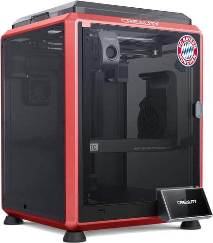 Creality K1C 3D Drucker, Kohlefaserdruck, 600 mm/s FDM 3D Printer mit AI-Kamera, verbessertes Kühlsystem, leistungsstarker Extruder, LCD Auto-Leveling-Funktion, 220 mm*220 mm*250 mm von Creality