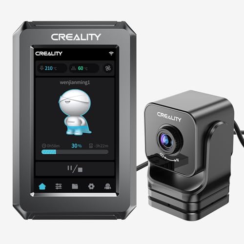 Creality Nebula Smart Kit, 4,3-Zoll-Dual-Core-CPU Nebula Pad und Kamera, Hochgeschwindigkeitsdruck, präzise Steuerung, Fernüberwachung und -aufzeichnung, für Ender-3, Ender-3 Pro/V2/V2 Neo 3D-Drucker von Creality