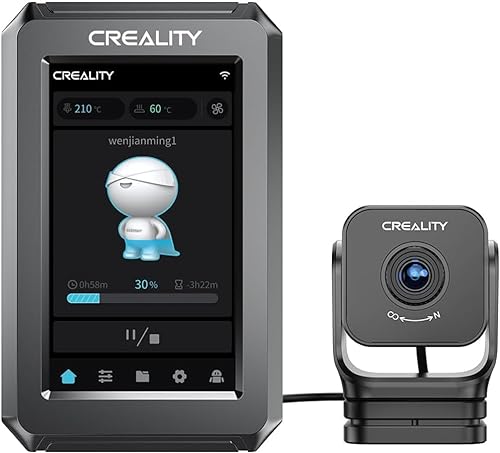 Creality Nebula Smart Kit, Hochgeschwindigkeits Druck Nebula Pad, mit Nebula Kamera, Touch Screen, Fernüberwachung, Zeitrafferfotografie, für Ender 3 V3 SE/Ender 3/Ender 3 Pro/Ender 3 V2 3D Drucker von Creality