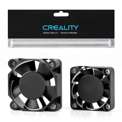 Creality Official K2 Plus Combo Cooling Fans, Original Axial-tech Fan und Throat Cooling Fan, 3D Drucker Extruder Hotend Heat Sink Fan Accessories Kit für K2 Plus Combo (2 Pack) von Creality