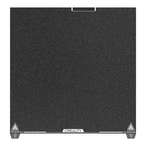 Creality Official K2 Plus PEI Frosted Build Plate,370x370mm Textured PEI Sheet Flexible Spring Steel Plateform for K2 Plus 3D Printer (Without Magnetic Base) von Creality
