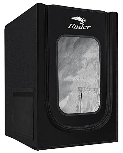 Creality Offiziell 3D Drucker Gehäuse, feuerfestes, staubdichtes Zelt für Ender 3/Ender 3 Pro/Ender 3 V2/Ender 3 Neo/Ender 3 V2 Neo/Ender 3s/Ender 2/CP-01, 3D-Druckerabdeckung 720x600x480mm von Creality