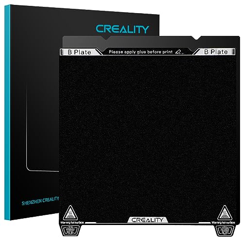 Creality Offiziell K1 Max PEI Bauplatte Kit 315 * 310mm Magnetische Flexible Abnehmbare Federstahl Textur Oberfläche Druck Bauplatte Blatt von Creality