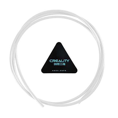 Creality Offizielle PTFE Schlauch PTFE Teflon Tube 1m Teflonschlauch Zubehör für 1.75mm Filament for Ender 3, Ender 3 V2, Ender 3 Pro, Ender 3 Max, Ender 5 Series, CR 10 Series (1M) von Creality