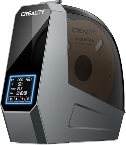 Creality Offizielle Space PI Filament Trockner, 3D Drucker Filament Trockenbox mit 360° Heizung, Verbesserte Dehydrator Aufbewahrungsbox für PLA ABS PETG TPU Nylon 1.75mm 2.85mm von Creality