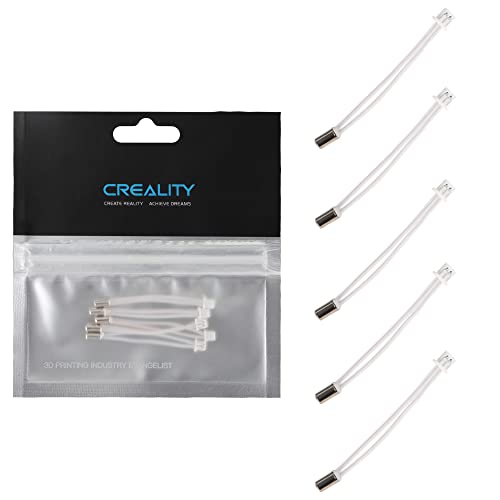 Creality Offizieller Ender 3 S1 Original Thermistorsensor 5 Stück, NTC100KΩ 3950K 3D Drucker Hotend Teile Kompatibel mit Sprite Extruder Heizblock Creality Offizieller Ender 3 S1 Original Thermistorsensor 5 Stück, NTC100KΩ 3950K 3D Drucker Hotend Teile Kompatibel mit Sprite Extruder Heizblock von Creality