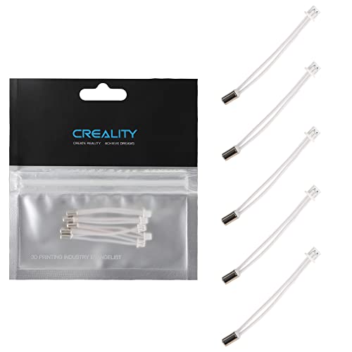 Creality Offizieller Ender 3 S1 Original Thermistorsensor 5 Stück, NTC100KΩ 3950K 3D Drucker Hotend Teile Kompatibel mit Sprite Extruder Heizblock von Creality