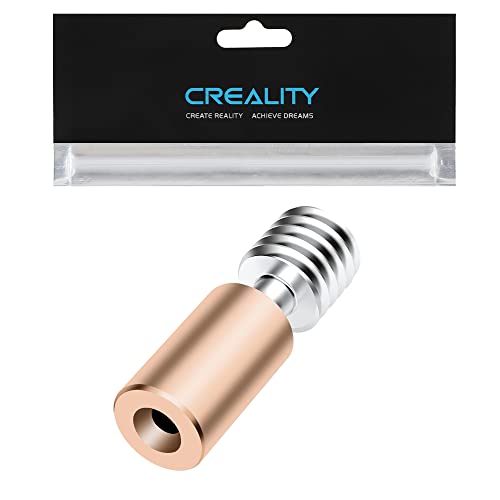 Creality Offizielles Bimetall Heatbreak Throat Tube Kompatibel mit Ender 3 S1, Ender 3S1 Pro, CR10 Smart Pro, Sermoon V1, Sermoon V1 Pro 3D Drucker – Kupfer + Titan Bimetall von Creality