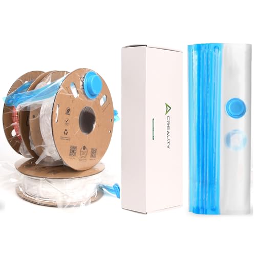 Creality Offiziell 3D Drucker Filament Vakuumtaschen Filamentspeicher, 12 transparente versiegelte Beutel staubdestellte Luftfeuchtigkeitsbeständigkeit, 35x35cm wiederverwendbarer Vakuumspeicherbeutel Creality Offiziell 3D Drucker Filament Vakuumtaschen Filamentspeicher, 12 transparente versiegelte Beutel staubdestellte Luftfeuchtigkeitsbeständigkeit, 35x35cm wiederverwendbarer Vakuumspeicherbeutel von Creality