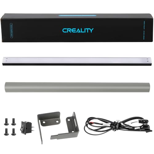 Creality Offizielles Ender 3 V3 Plus LED Licht Kit, 3D Drucker LED Lichtleiste, Einfache Installation, Energie und Stromsparendes Weiches Licht Ohne Stroboskop, 24V/5W für Ender 3 V3 Plus von Creality