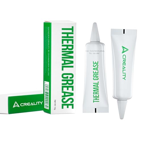 Creality Thermal Grease,High Thermal Conductivity,Non-Conductive&Non-Corrosive,Excellent Temperature Performance,Long Durability for Ender 3 V3 SE/KE/Ender 3 V3 Plus/K1 Max/K1C 3D Printer (Pack of 2) Creality Thermal Grease,High Thermal Conductivity,Non-Conductive&Non-Corrosive,Excellent Temperature Performance,Long Durability for Ender 3 V3 SE/KE/Ender 3 V3 Plus/K1 Max/K1C 3D Printer (Pack of 2) von Creality