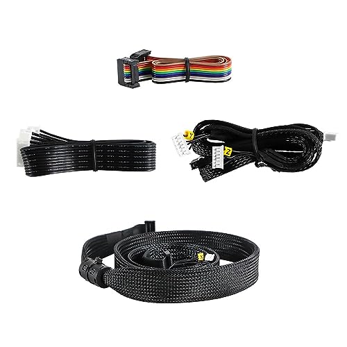 Offizielles Creality Ender 3 S1 Kabel Kombinationspaket, Original Ersatz Kabel Verdrahtung von Schirmkabel, Flachkabel und X/Y Achsenmotor Limit Cable 3D Drucker Zubehör Kabel von Creality