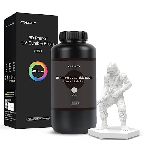 Offizielles Creality Standard 3D-Druckerharz, 405nm schnelles UV-härtendes Harz, Photopolymerharz für hochpräzisen schnellen LCD 3D-Druck, niedrige Schrumpfung & hervorragende Fließfähigkeit Offizielles Creality Standard 3D-Druckerharz, 405nm schnelles UV-härtendes Harz, Photopolymerharz für hochpräzisen schnellen LCD 3D-Druck, niedrige Schrumpfung & hervorragende Fließfähigkeit von Creality
