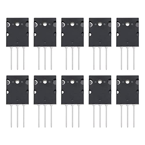 Create idea 10 Stk. 2SA1943 Verstärker Transistor 2SC5200 Verstärker Transistor 230V 15A 30MHz Audio Power Transistor Elektronisches Zubehör von Create idea