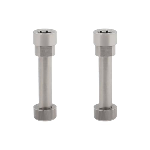 Create idea 2 Stück Metallscharnier-Schwenkschraube Kompatibel mit B-ose QuietComfort QC35-Kopfhörer-Reparaturteilen für Den Drehmechanismus der Ohrmuschel Silber von Create idea