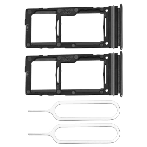 Create idea 2 x Dual-SIM-Kartensteckplatz, Micro-SD-Kartenhalter, Ersatz mit SIM-Pin, kompatibel mit Samsung Galaxy A52 5G/A52 4G/A72/A52s 5G/A72 5G, Schwarz Create idea 2 x Dual-SIM-Kartensteckplatz, Micro-SD-Kartenhalter, Ersatz mit SIM-Pin, kompatibel mit Samsung Galaxy A52 5G/A52 4G/A72/A52s 5G/A72 5G, Schwarz von Create idea