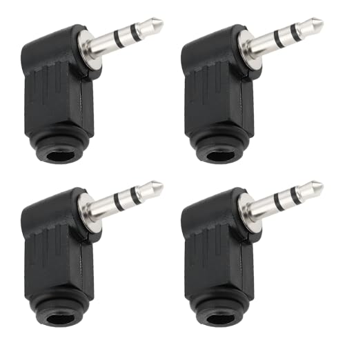 Create idea 4 x 3,5-mm-Stereo-Klinkenstecker, 90-Grad-Winkel, Löt-Audio-Adapter für Kopfhörer, MP3-Player, Lautsprecher Create idea 4 x 3,5-mm-Stereo-Klinkenstecker, 90-Grad-Winkel, Löt-Audio-Adapter für Kopfhörer, MP3-Player, Lautsprecher von Create idea
