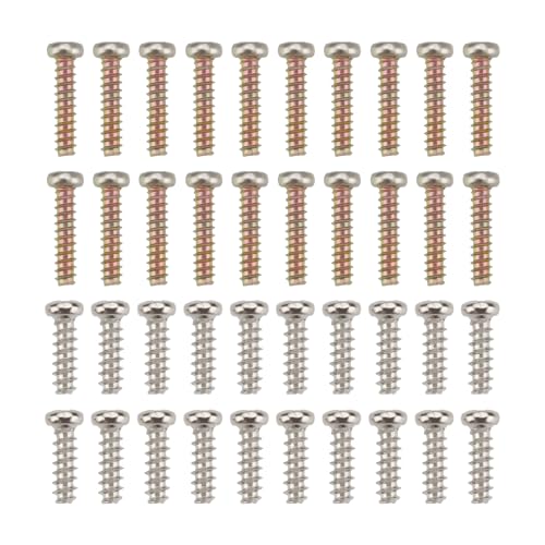 Create idea 40 PCs Ersatz Schrauben Kompatibel mit Game Boy Konsolen Kompatibel mit DMG-01 20 Tri-Wing für Fall 20 für Interne Create idea 40 PCs Ersatz Schrauben Kompatibel mit Game Boy Konsolen Kompatibel mit DMG-01 20 Tri-Wing für Fall 20 für Interne von Create idea