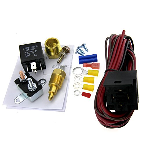 Create idea Auto 12 V Ventilator Thermostat Schalter Sensor Kits 200-185 Grad 5 Pins Relais Motorkühlung von Create idea