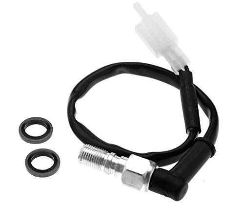 Create idea Hydraulischer Bremsdruck-Lichtschalter, Banjo-Bolzen, Bremslichtschalter mit 2 Unterlegscheiben, universell passend für Motorrad mit Größe M10 x 1,25 mm von Create idea