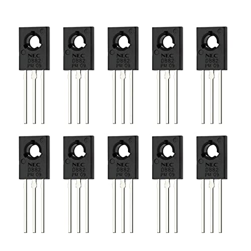 Create idea NPN-Transistor, Silikon, 3-polig, NEC TO-126, Halbleiterprodukte, 2SD882, 40 V, 3 A, 1,0 W, 10 Stück von Create idea